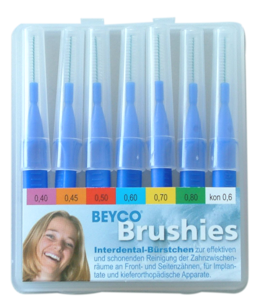Interdentalbürstchen BEYCO Brushies Etui-Box mit 7 Brushies
