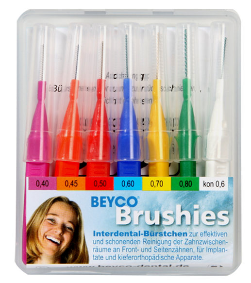 Interdentalbürstchen BEYCO Brushies Etui-Box mit 7 Brushies