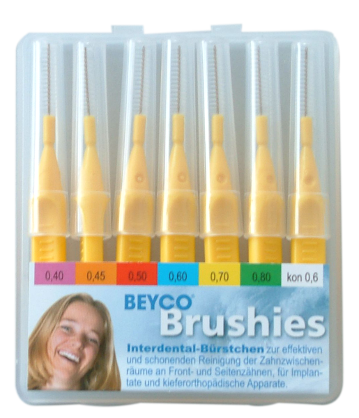 Interdentalbürstchen BEYCO Brushies Etui-Box mit 7 Brushies